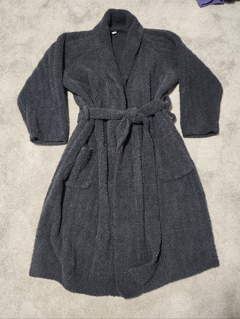 Pottery‎ Barn Teddy Bear Gray Cozy Robe One Size